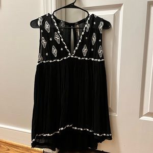 Embroidered Free People Tunic